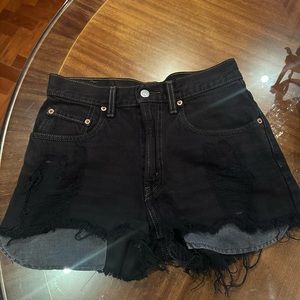 Vintage Levi jean shorts- one of a kind